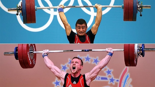 Turkish weightlifters Hursit Atak and Bunyamin Sezer win gold medals on the first day of championship
