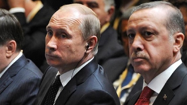 Russian President Vladimir Putin and Turkish President Recep Tayyip Erdoğan.