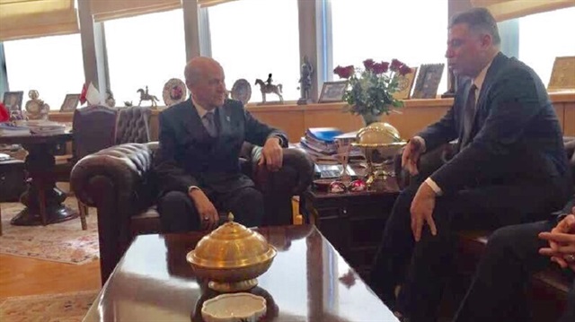Bahçeli ​Irak Türkmen Cephesi Genel Başkanı Erşat Salihi ile görüştü​