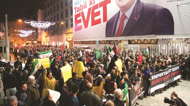 İstanbul’da protesto