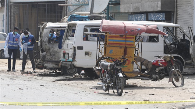 İntihar saldırısında 18 kişi yaralandı.

