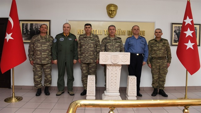 Genelkurmay Başkanı Orgeneral Hulusi Akar ve Kuvvet Komutanları, Güneydoğu Anadolu Bölgesi'ne ziyarette bulunmuştu. 