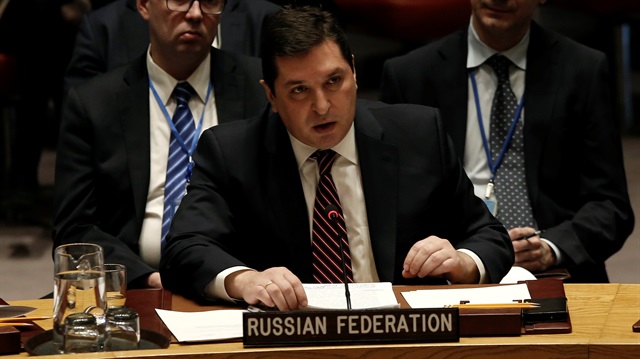 Rusya'nın BM Daimi Temsilci Yardımcısı Vladimir Safronkov, açıklama yaptı. 