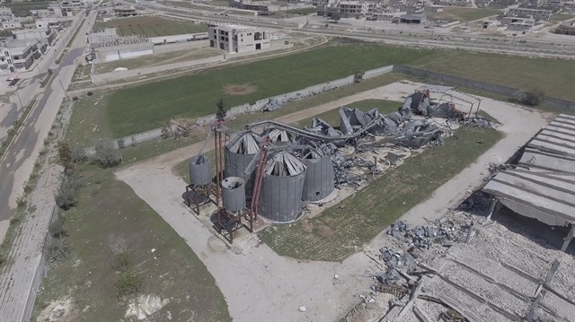 Esed rejiminin Han Şeyhun bölgesine gerçekleştirdiği kimyasal saldırının izleri ortaya çıktı.