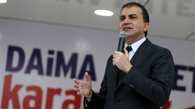 AB Bakanı Ömer Çelik. 