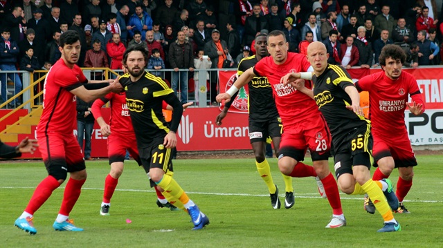 Ümraniyespor, Yeni Malatyaspor'un serisini sona erdirdi.
