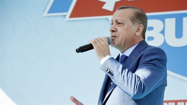 Cumhurbaşkanı Erdoğan, Erzurum'da.