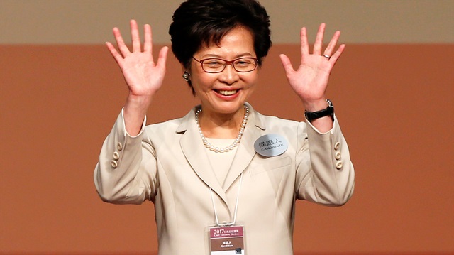 Hong Kong Baş Yöneticisi Carrie Lam.