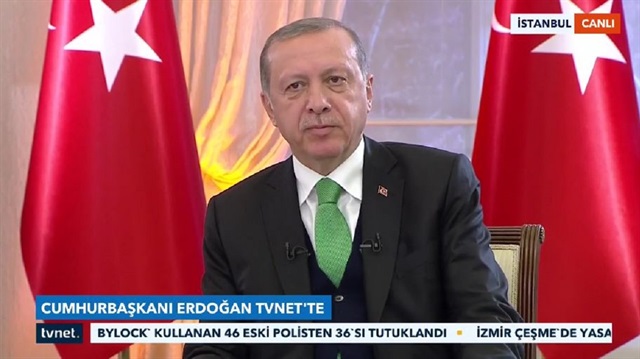 Cumhurbaşkanı Erdoğan, TVNET'te katıldığı programda Lyon-Beşiktaş maçı öncesinde yaşananlar hakkında konuştu.