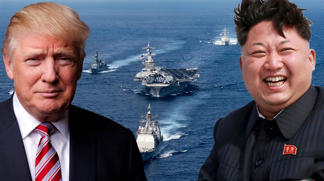 ABD Başkanı Donald Trump ve Kuzey Kore lideri Kim Jong-un karşı karşıya.