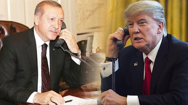 ABD Başkanı Trump ve Cumhurbaşkanı Erdoğan telefonda görüştü