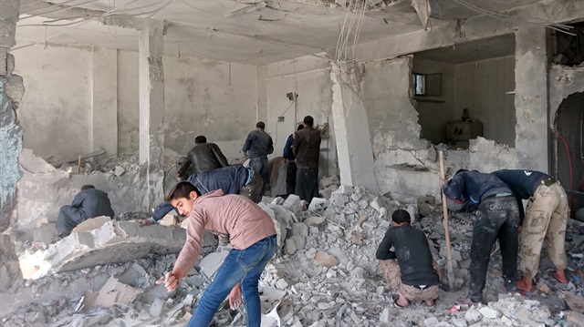 Esed rejimi, İdlib'e hava saldırısı düzenledi. 