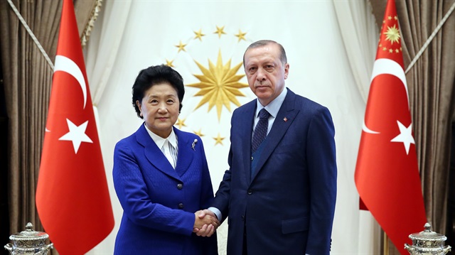 أردوغان يستقبل نائبة رئيس الوزراء الصيني