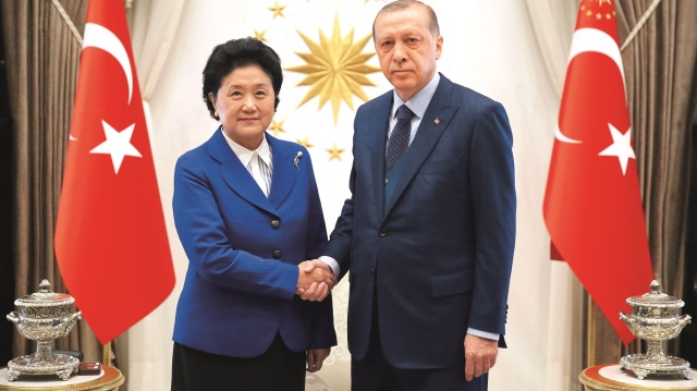 Liu Yandong, Cumhurbaşkanı Erdoğan