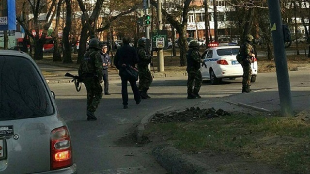 The incident happened at an FSB office in the Khabarovsk region.