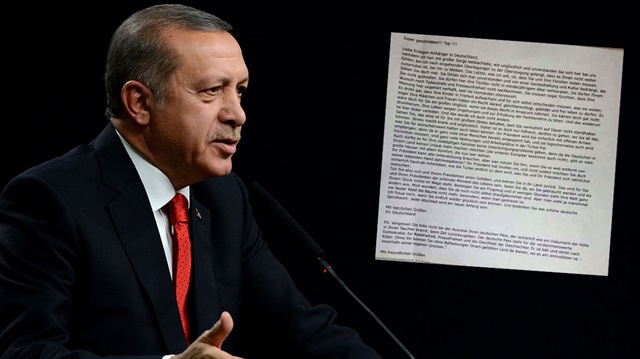 ​Almanya'nın Brühl kentinde Türk vatandaşlarının posta kutularına 'Erdoğan'ı destekleyenler ülkeyi terk etsin" şeklinde tehdit dolu bir mektup tedirginliğe neden oldu