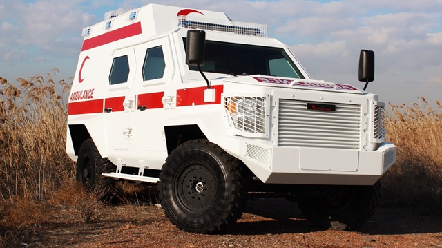 IDEF'17 Savunma Fuarı'nda zırhlı ambulanslar görücüye çıkıyor.