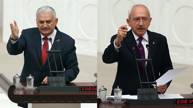 Başbakan Yıldırım ve CHP lideri Kılıçdaroğlu Meclis'te konuştu.