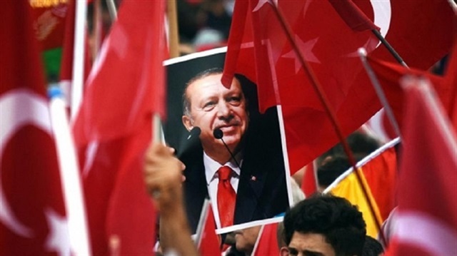 Turkish President Recep Tayyip Erdoğan's poster