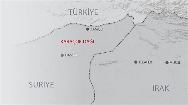 Karaçok Dağı, PKK/PYD'nin Suriye'deki terör faaliyetlerinin planlanması ile Suriye-Irak hattındaki militan ve silah akışının sağlanmasında kullanılıyor.