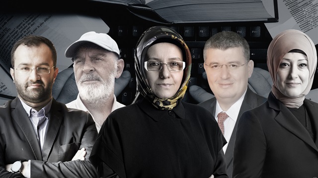 Taha Kılınç, Mustafa Kutlu, Fatma Barbarosoğlu, Mehmet Acet, Özlem Albayrak.
