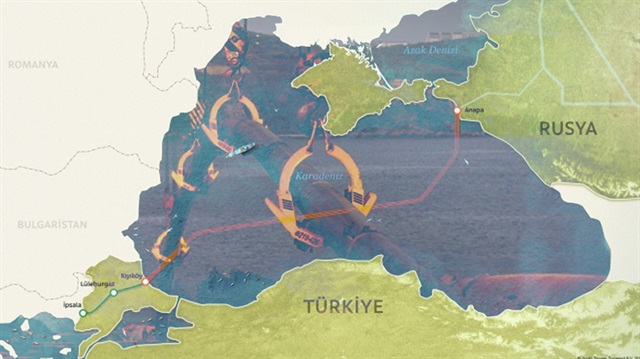 Rus enerji şirketi Gazprom'un Türk Akımı projesinde boru hattının inşasına bu yaz başlayacağı bildirildi.