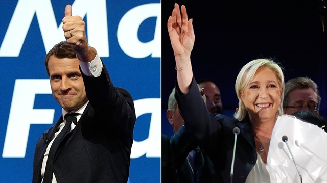 ماكرون ولوبان إلى الجولة الثانية للرئاسية الفرنسية 