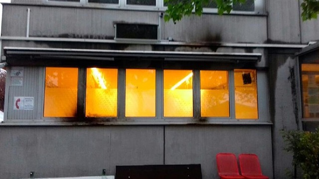 Almanya'daki Türk camisine saldırı düzenlendi.