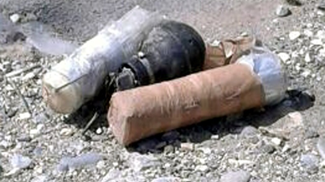 Tunceli'de 2 el yapımı patlayıcı ele geçirildi.