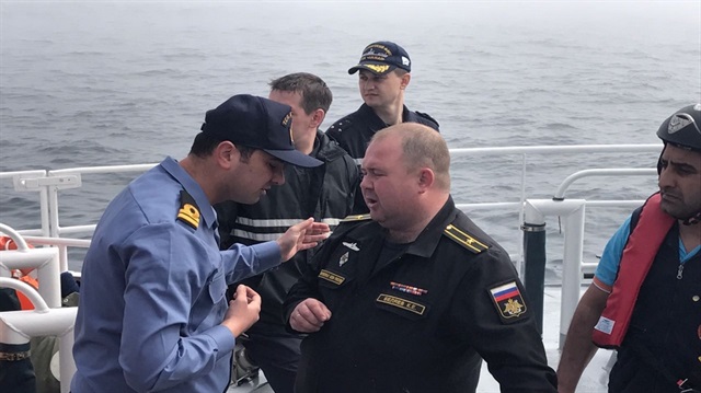 الجيش التركي سابَق الزمن لإنقاذ طاقم السفينة الروسية