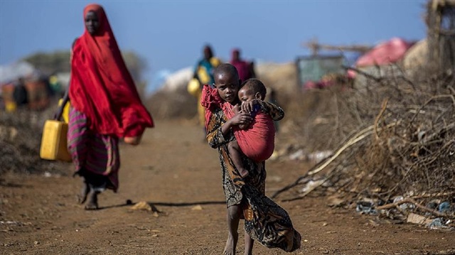 Etiyopya'da 7,7 milyon insan kıtlık sorunu ile karşı karşıya.