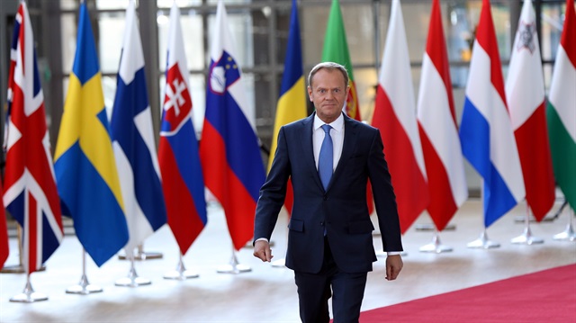 AB Konseyi Başkanı Donald Tusk, 27 üyenin Brexit konusunda uzlaştığını açıkladı.