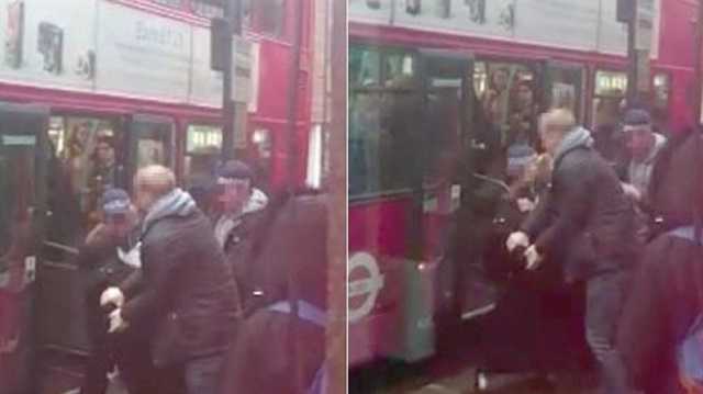 Londra'da Müslüman kadına saldırı düzenlendi.