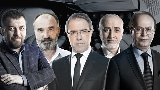 İsmail Kılıçarslan, Hayrettin Karaman, Mustafa Armağan,   Abdullah Muradoğlu ve Yusuf Kaplan.