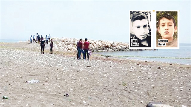 ​Mersin'in Erdemli ilçesinde serinlemek için denize giren 15 yaşındaki İdris Buruk ile yaşıtı Emircan Durak boğularak can verdi.