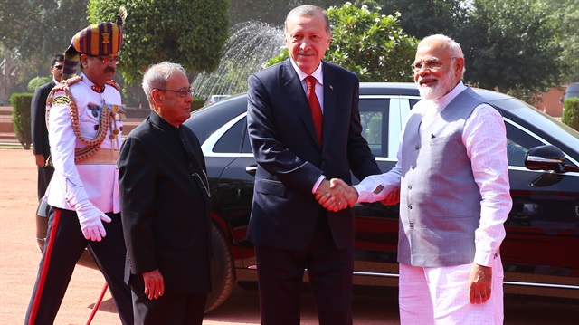 Cumhurbaşkanı Erdoğan Hindistan'da
