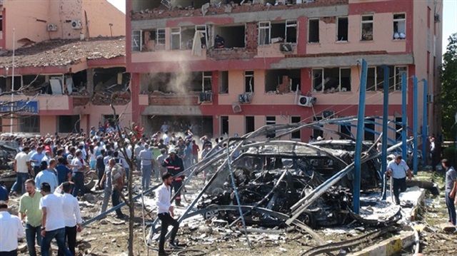 PKK'lı teröristlerce düzenlenen alçak saldırıda 3 polis şehit olmuştu.