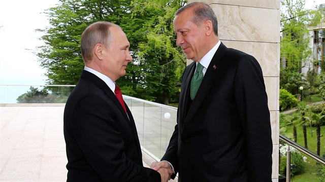 Rusya Devlet Başkanı Vladimir Putin ve Cumhurbaşkanı Recep Tayyip Erdoğan