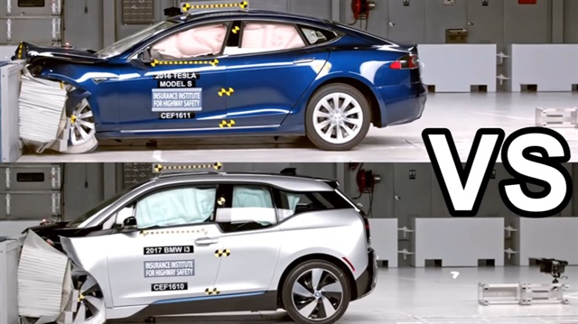 Hangisi daha sağlam: BMW i3 ve Tesla Model S karşı karşıya!