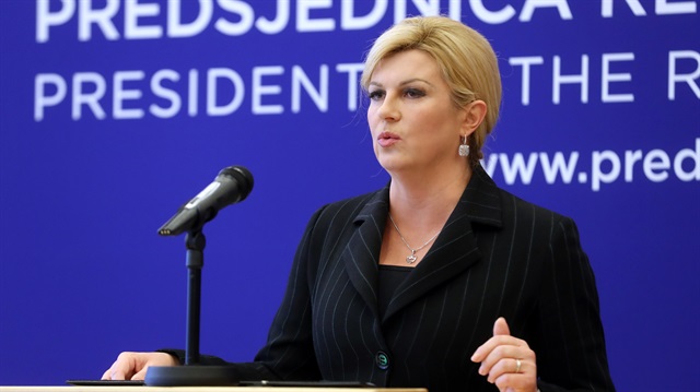 Cumhurbaşkanı Kolinda Grabar Kitarovic bugün siyasi parti temsilcileri ile görüşmesinin ardından basın toplantısı düzenleyerek açıklamalarda bulundu.