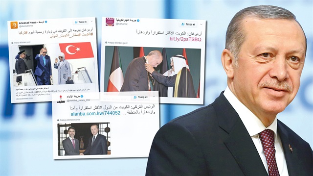 Cumhurbaşkanı Recep Tayyip Erdoğan'ın ziyareti Kuveyt basınında geniş yer buldu. 