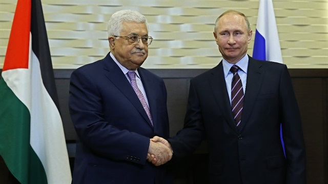 Rusya Devlet Başkanı Putin ile Filistin Devlet Başkanı Abbas Soçi'de bir araya geldi.