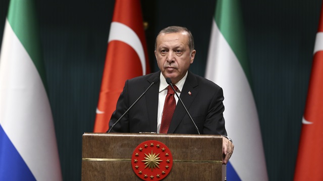 President Recep Tayyip Erdoğan. 
