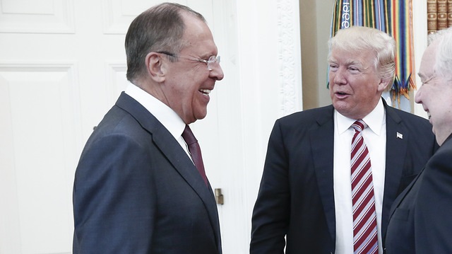 Rusya Dışişleri Bakanı Sergey Lavrov ve ABD Başkanı Donald Trump