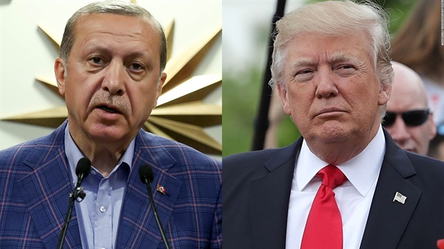 Cumhurbaşkanı Recep Tayyip Erdoğan, ABD Başkanı Donald Trump