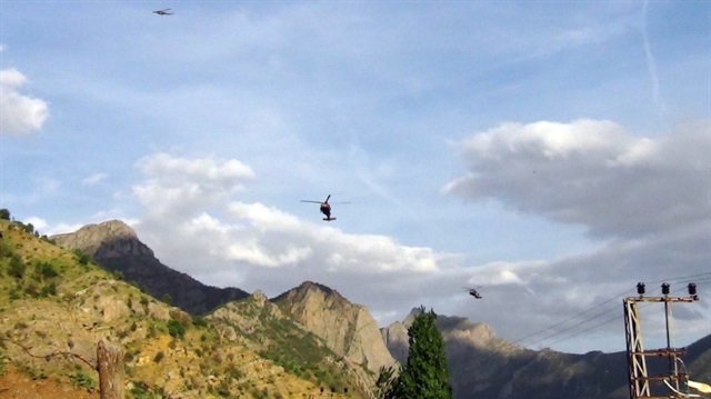 Tendürek Dağı bölgesinde operasyonlar sürüyor. 