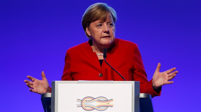 Almanya Başbakanı Merkel. 