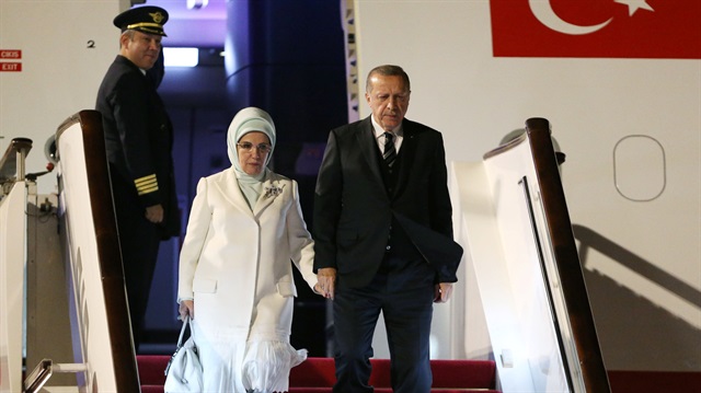 Cumhurbaşkanı Erdoğan, Washington'a hareket etti.
