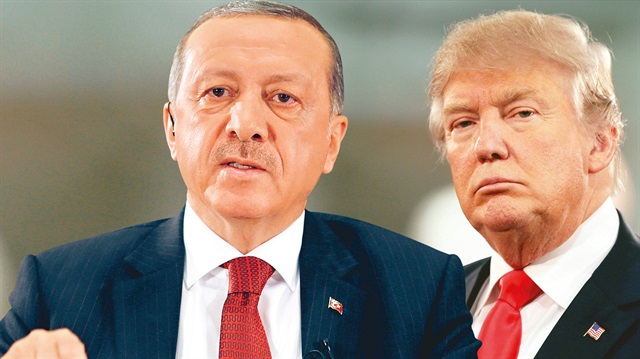 Cumhurbaşkanı Recep Tayyip Erdoğan ve ABD Başkanı Donald Trump