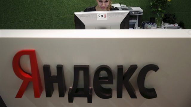 An employee works at Yandex headquarters in Moscow, Russia in this December 2, 2014 file photo.